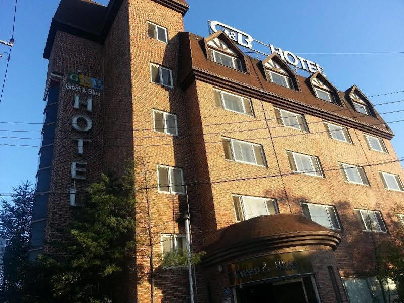 กรีน แอนด์ บลู โฮเต็ล Motel พยองซาง ภายนอก รูปภาพ